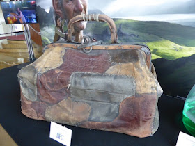 The BFG giant leather handbag prop