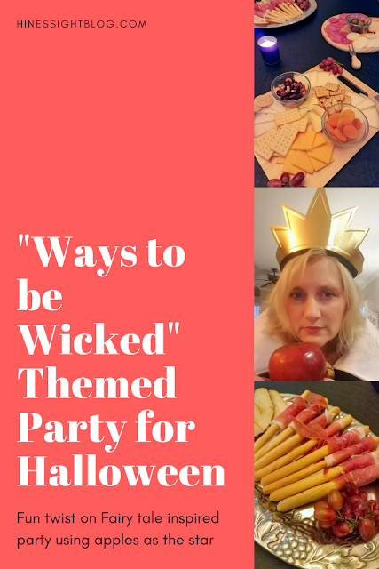 Ways to be Wicked Inspired Halloween Party with apples as the star. Evil Queen is the host. #Halloween #apples #Easy #Appetizers