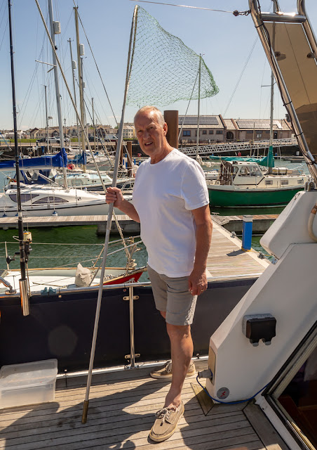 Photo of Phil with the new landing net