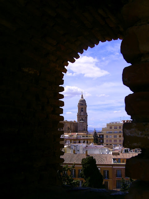 Malaga Cathedral, Final View from Alcazaba