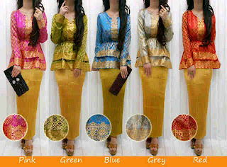 Stelan Songket Satin Prisket fit to L