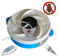 This Rotating Electronic Fly Trap Use It's Arm For Scoops The Flies To Their Doom 