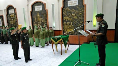 Sertijab Berlangsung di Makorem 064/ MY, Dandim 0602/ Serang Kini Dijabat  Kolonel Inf Mudjiharto