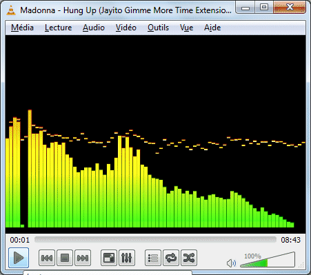 capture d'écran VLC