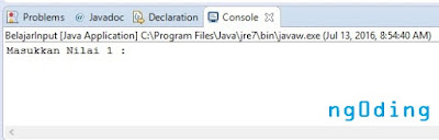 Cara Mendapatkan Input Dalam Bahasa Pemrograman Java  