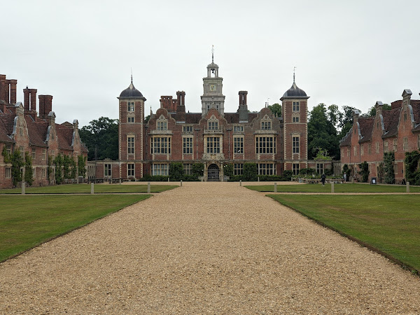 The main entrance to Blickling Hall