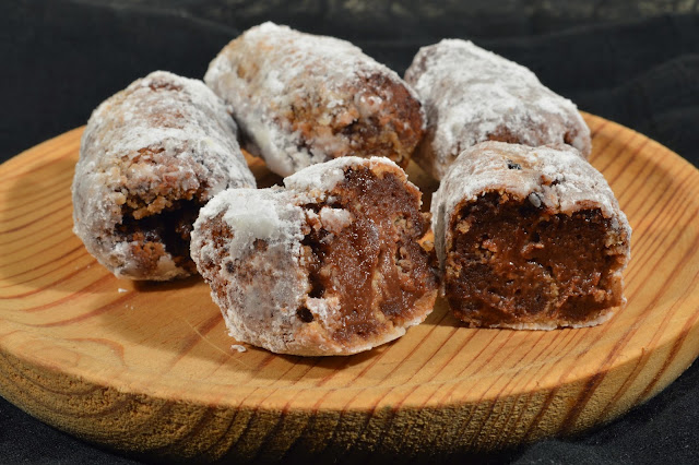 Croquetas de chocolate y galleta