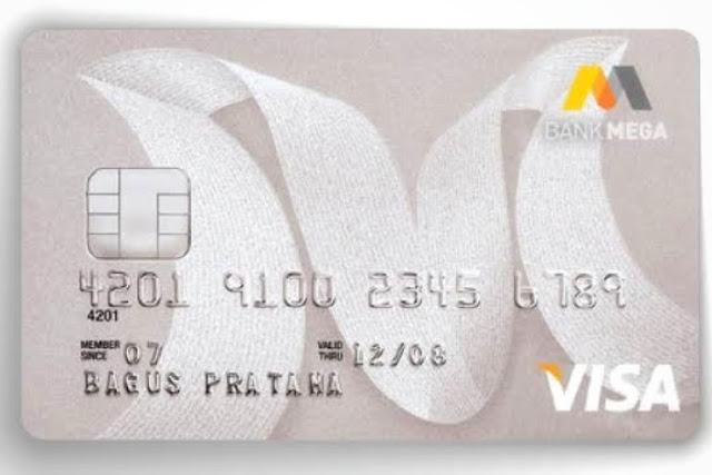 Foto dan gambar Kartu Kredit Mega Silver Card persembahan dari Bank Mega