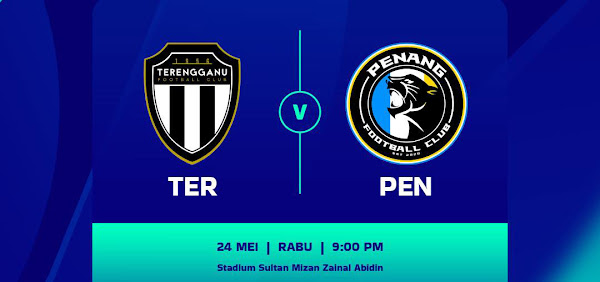 Live Streaming Terengganu vs Penang 24.5.2023