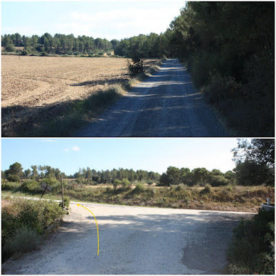 GR-7 BELLPRAT A JORBA (PONT DEL GANXO), Camí danvat del Pla de Cal Pau a tocar del Mas de Cal Pau Llarg