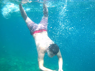 Daman, Snorkling Pantai Lengkuas Belitung