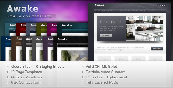 Awake - Powerful Professional HTML Template - Business Corporate
