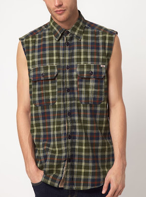 Jack & Jones Vintage Sleeveless Check Shirt