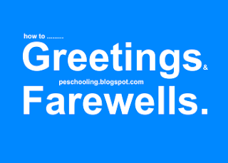 Expressions for Introductions, Greetings, and Farewells - WELL BEING - Responses