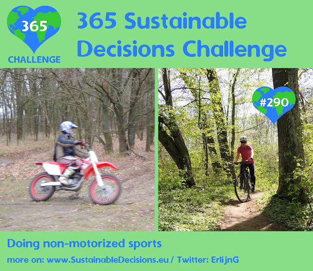 Doing non-motorized sports reducing CO2 emission, sustainability, sustainable living, climate action