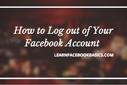 How to Log out of Your Facebook Account - Logout from FB Profile Now