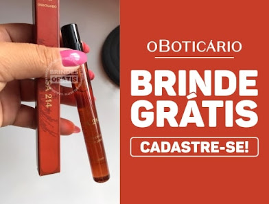 Resgate um BRINDE GRÁTIS com nova campanha da O Boticário!