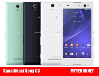 Spesifikasi Smartphone Sony C3.