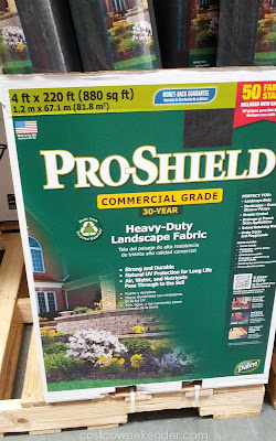 Keep your backyard and grass looking its best with the help of Dalen Pro Shield Landscape Weed Control Fabric