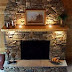 Stacked Stone Fireplace with Beautiful Style