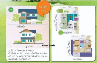 บ้านสองชั้น 3ห้องนอน 2ห้องน้ำ 1 จอดรถ [บ้านมณฑา84]