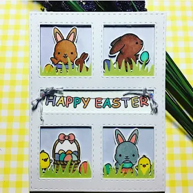 Sunny Studio Stamps: Chubby Bunny Customer Card Share by Amanda