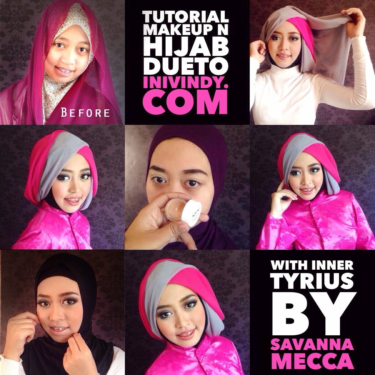 27 Koleksi Tutorial Hijab Wisuda 2 Warna Paling Update Tutorial