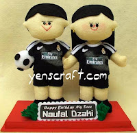 Kado ulang tahun pacar Boneka jersey real madrid