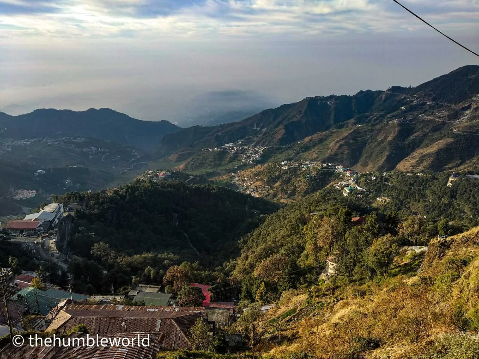 Beautiful Morning View in Mussoorie