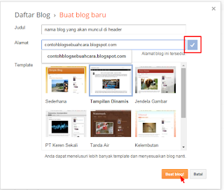 cara membuat blog