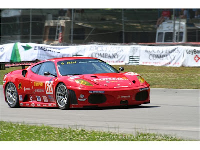 Red Ferrari 430 Race Cars Wallpaper