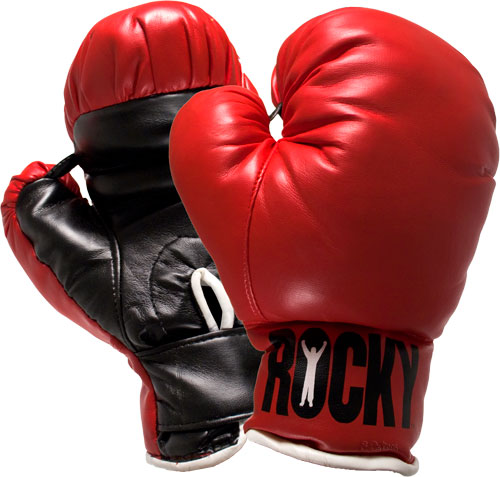 Rocky Red Boxing Gloves