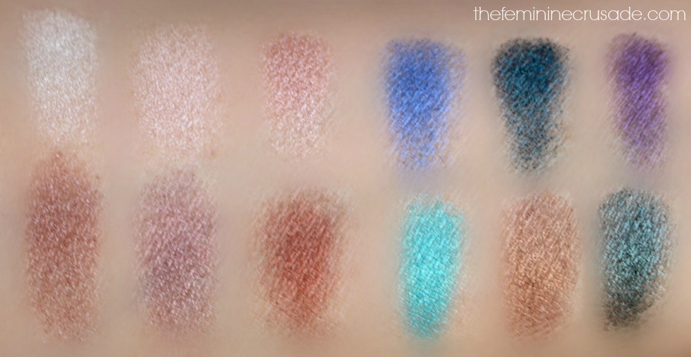 Makeup Revolution Welcome To The Pleasure Dome swatches