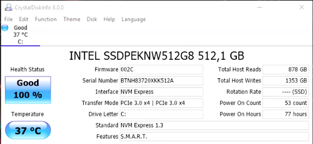 Cara Mudah cek Umur SSD