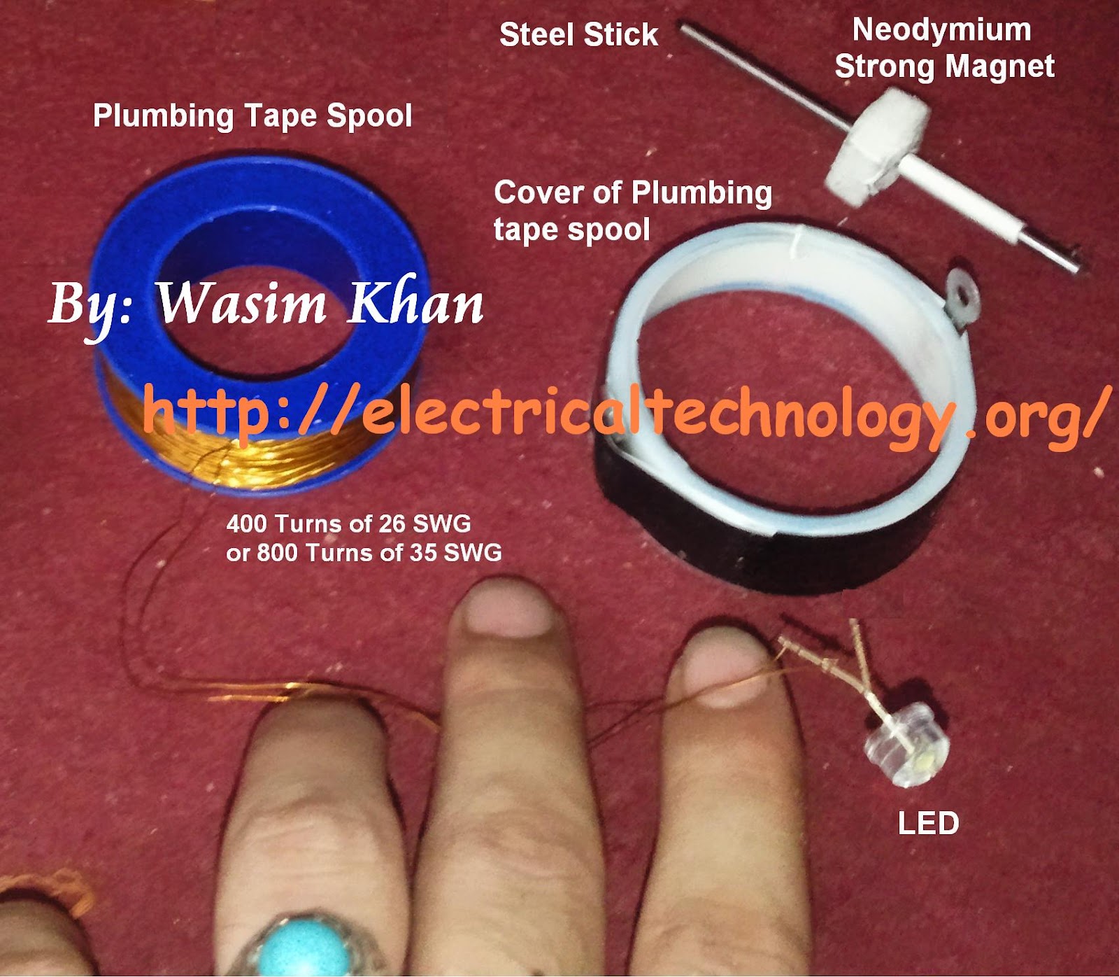 Simple Generator to Understand the working Principle of Generator ...