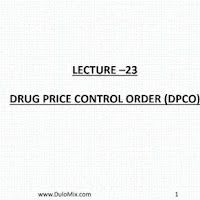 DRUG PRICE CONTROL ORDER (DPCO)