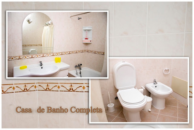 Wc do Apartamento_de_Férias T1 da Aldeia da Galé em Albufeira no Algarve