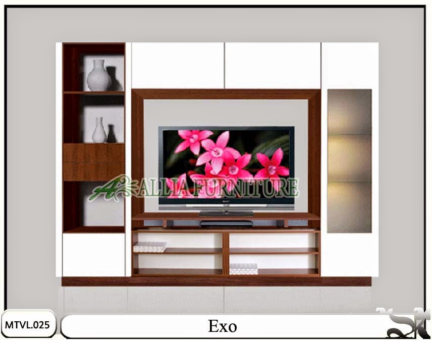  Lemari  model  tv  lcd  desain minimalis  Exo Allia Furniture