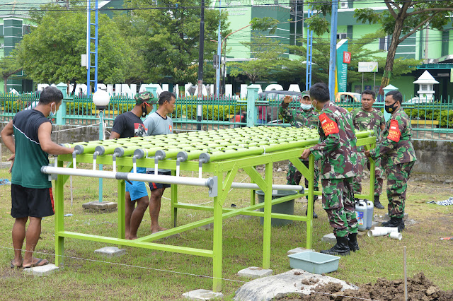 Saat Dilanda Pandemik, Kodim 0716/Demak Canangkan Ketahanan Pangan