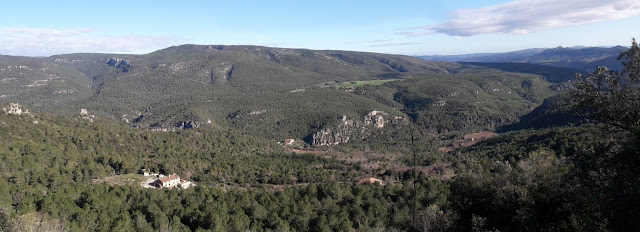 GR-7 MONT-RAL A LA RIBA, Muntanyes de Prades