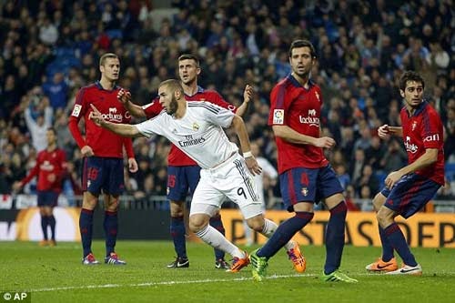 Xem lại 90 phút trận Real Madrid vs Osasuna