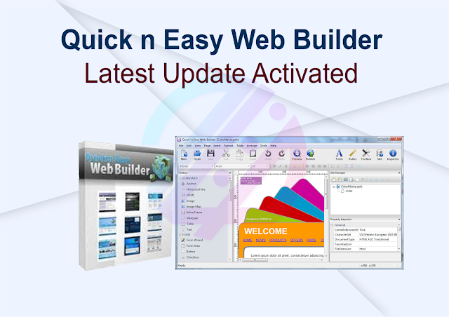 Quick n Easy Web Builder Latest Update Activated