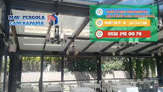 Cafe Cam sistemleri, giyotinli cam sistemleri, Cam ile kapama. MAVİ CAM 0532 245 00 78  Cam ile Kapatma, Cam Kapatma Uygulayıcısı, Mavi Cam, 0532 245 00 78  Kış bahçesi, Kısaca; Cam vb. örtü ile çevrelenmiş içinde oturulabilir bahçe. Çevresi camlarla çevrili küçük cam evler görünümündeki kış bahçeleri, evlerde dört mevsim sıcak ve aydınlık bir bahçe keyfi yaşatır.