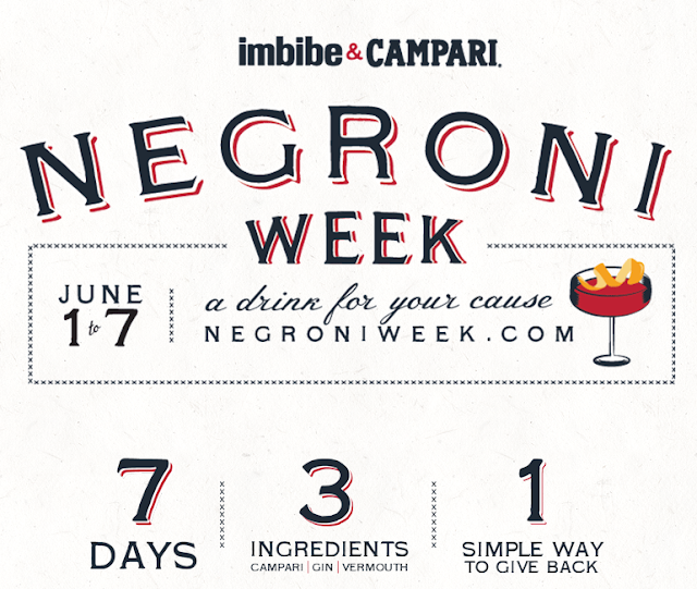 Negroni Week Description- drink for your cause