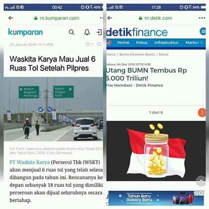 jalan tol dijual