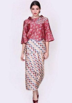 20+ Contoh Model Baju Batik Pesta Modern 2018