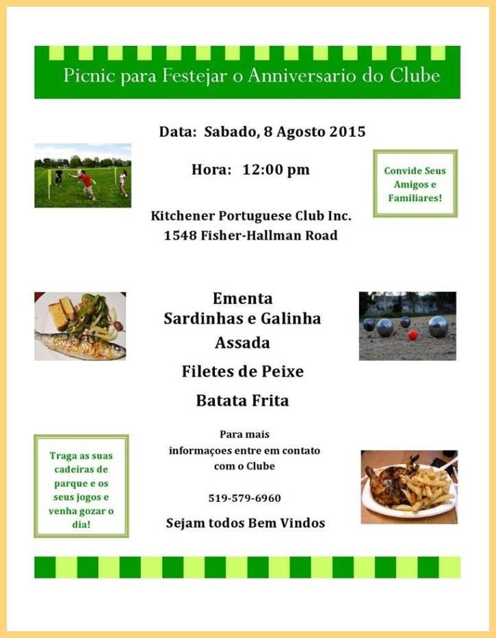 7 Portuguese Restaurant Kitchener Kitchener Portuguese Club Anniversary Picnic â€“ Sat Aug th  Portuguese,Restaurant,Kitchener