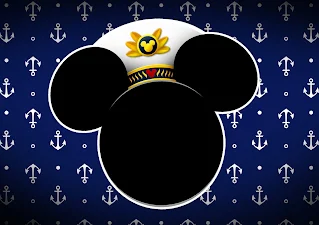 Mickey Marinero: Invitaciones para Imprimir Gratis.