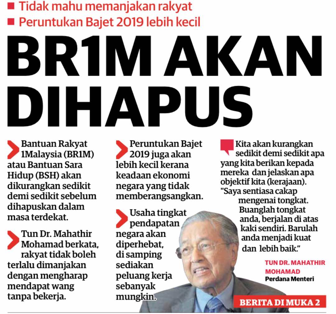 "Salahkah Bantu Orang Miskin?" - Najib Persoalkan Mahathir 