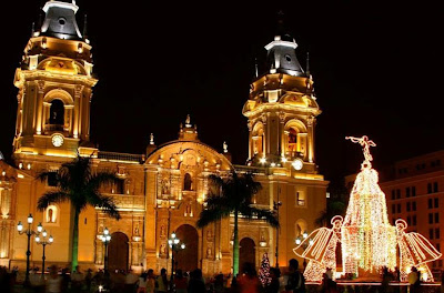 Catedral de Lima en Navidad